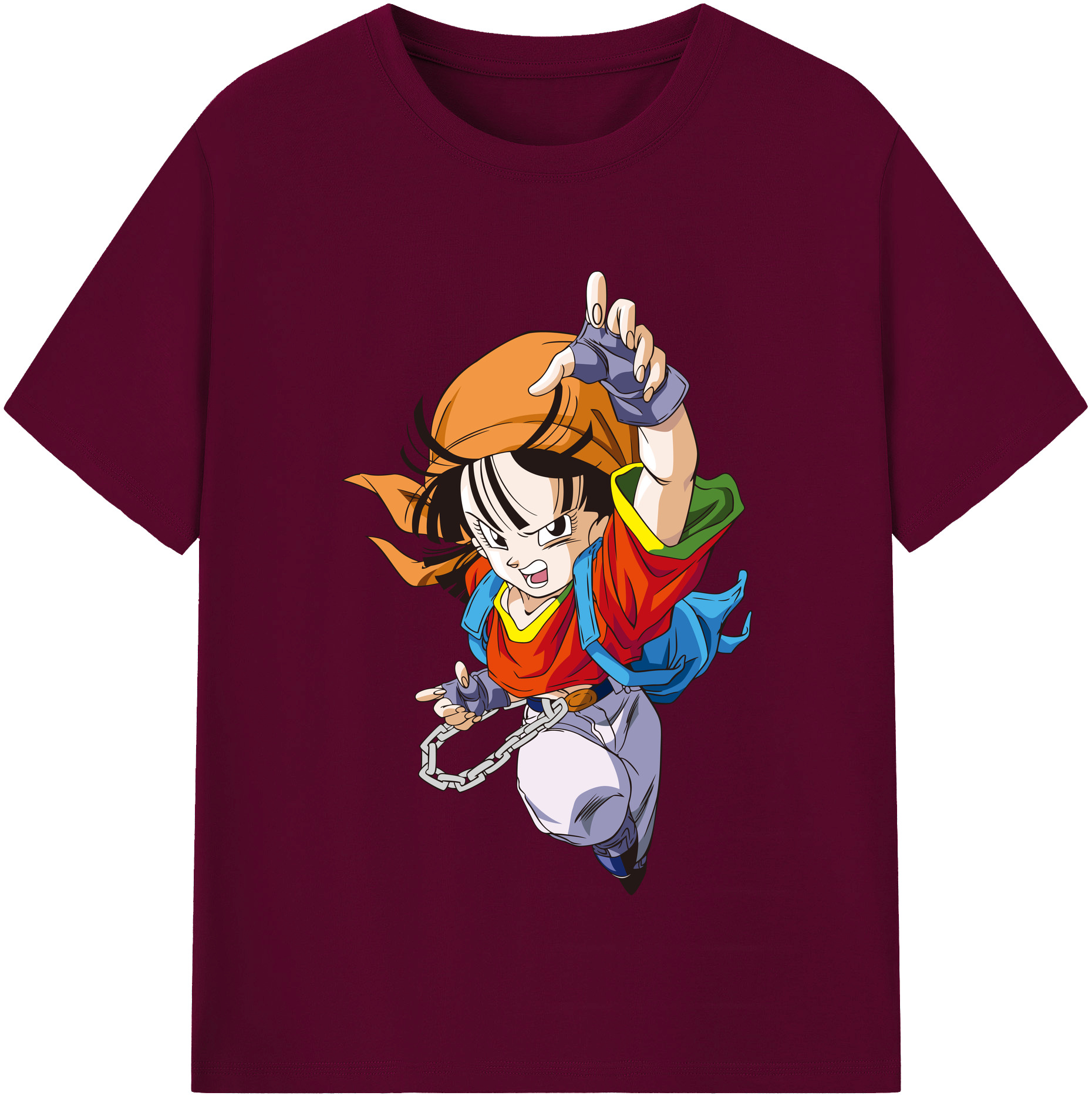 （画像用） ドラゴンボール パン DRAGON BALL Pan レディースカジュアルプリントTシャツ（綿100％）